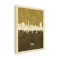 thumbnail image 2 of Trademark Fine Art 'Tehran Iran Skyline Brown' Canvas Art by Michael Tompsett, 2 of 3