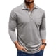 thumbnail image 1 of pstuiky mangas largas para hombre, Cárdigan informal de manga larga con botones y bolsillo para hombre salir tops s, 1 of 7