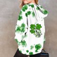 thumbnail image 4 of Girls Sweater Sweatshirt Crewneck Oversized Pullover Cotton Clothes Printed Long Sleeves Tops Casual Fleece Sweater with Pocket Fall Winter Warm Sweatshirts Kids Hoodies, 4 of 5