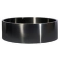 thumbnail image 2 of Eden Bath EB-SS003BK 15.75 in. Round Stainless Steel Vessel Sink with Rim & Drain in Black, 2 of 5
