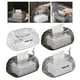 thumbnail image 3 of Elegante caja de pañuelos con patrón de glaciar: ¡espaciosa, a prueba de humedad y fácil de rellenar!, 3 of 5