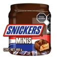 thumbnail image 1 of Chocolate Snickers minis con leche relleno de caramelo 52 pzas de 9 g c/u, 1 of 4