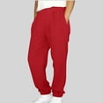 thumbnail image 2 of Niños pantalones niñas Color sólido suelto de ajuste casual deportivo cónico con bolsillos laterales cintura Niños niñas vestido pantalones, 2 of 8