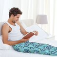 thumbnail image 5 of Naloa Best Dad Ever Pajama Pants Men, PJ Bottoms, Sleep & Lounge Pants-Small, 5 of 6