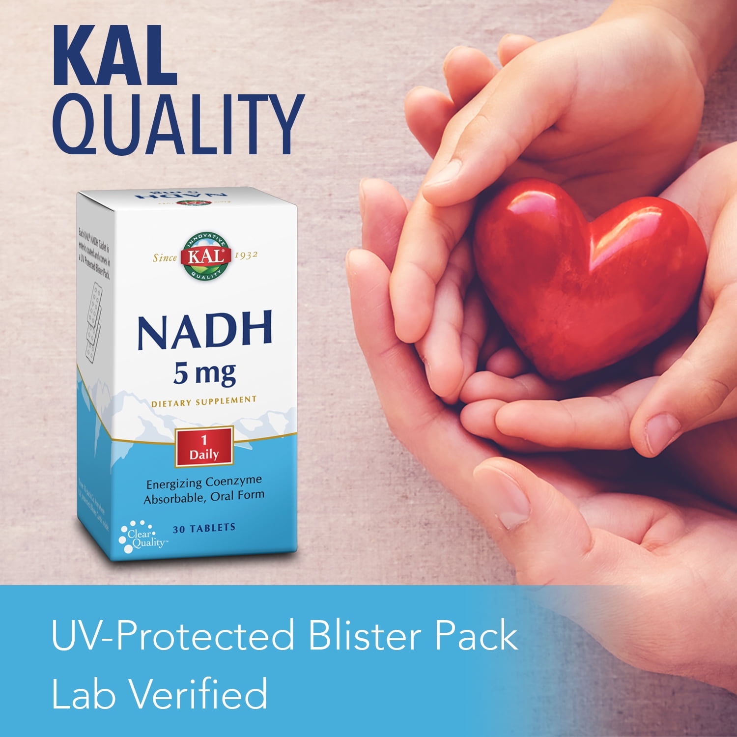 KAL NADH 5mg | 30ct