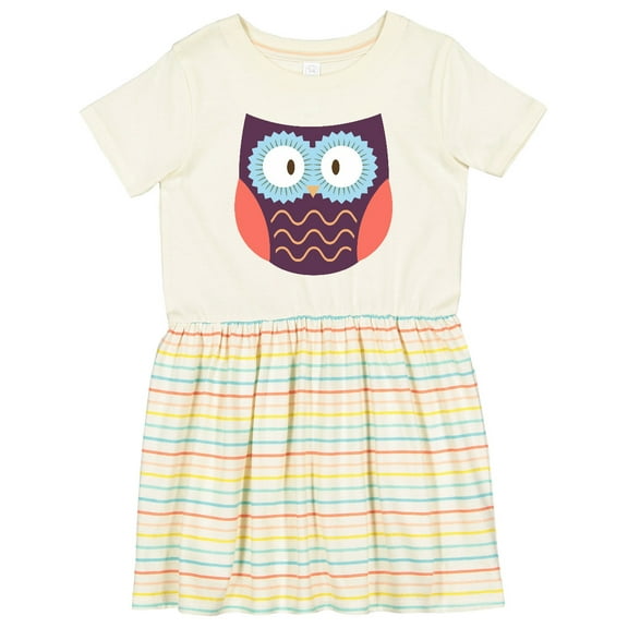Inktastic Owl Girls Toddler Dress