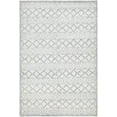 thumbnail image 2 of Hauteloom Meng Recycled Material Living Room, Bedroom Area Rug - Bohemian, Transitional - Off White, Light Slate, Charcoal - 2' x 3', 2 of 8
