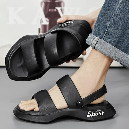 

Women‘s Platform Sandals Open Toe Solid Color Lightweight Round Toe Slippers Women‘s Beachwear Slides