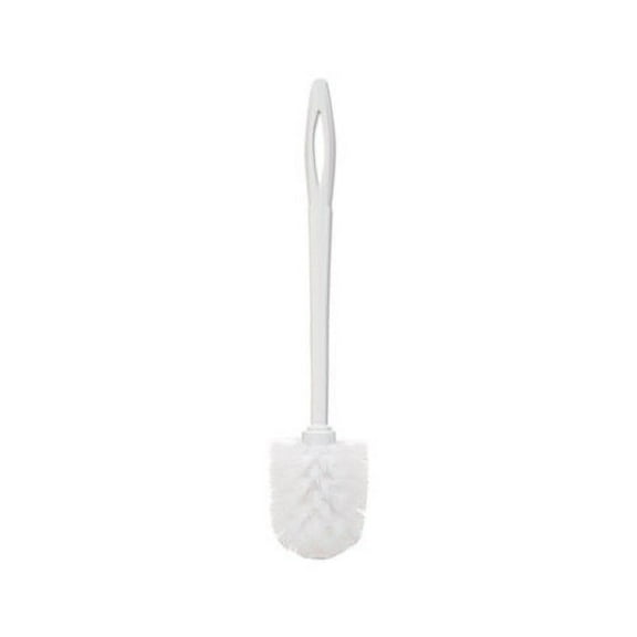 Toilet Bowl Brush 14 1/2", White, Plastic
