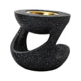 thumbnail image 4 of Resin Incienso quemador de incienso titular de incienso de la mesa regalo de cumpleaños adornos para el hogar para la sala de estar spa de Negro, 4 of 8