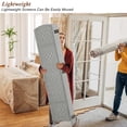 thumbnail image 5 of Room Divider 8-Panel Room Partition, Foldable Freestanding Room Dividers, 6 ft Office Partition Walls Wood Divider Folding Portable Privacy Screen,Light Grey, 5 of 9