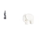 thumbnail image 1 of Estatua De Elefante Guan Yin, Adorno De Cerámica De Piedra Coleccionable, Escultura Animal Budista De Feng Shui Chino, Decoración Para Pasillo Interior, Dormitorio, Chimenea, Escritorio,, 1 of 8