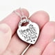 thumbnail image 4 of Collar para mujer, joyería para mujer, elegante collar con colgante de corazón para mujer, niñas, accesorios de joyería, regalo, joyería, pulsera, 4 of 4
