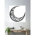 thumbnail image 2 of Another Moon Poster Wall Art, Modern Wall Decor, 24x24 UNFRAMED, 2 of 3