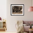 thumbnail image 3 of Historic Framed Print, Bealton Virginia. Company I 93d New York Infantry Officers and non-commissioned off, 17-7/8" x 21-7/8", 3 of 9