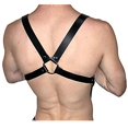 thumbnail image 2 of Arnés para el cu pecho para hombre, ropa interior de material cuero para , ropa interior, de disfraces BLESIY cinturón de arnés para hombre, 2 of 8