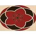 thumbnail image 1 of Ahgly Company Machine Washable Indoor Rectangle Transitional Light Copper Gold Area Rugs, 2' x 4', 1 of 7