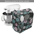 thumbnail image 2 of Roses Stand Mixer Cover, Digitally Generated Romantic Floral Silhouettes, Kitchen Appliance Organizer Bag Cover with Pockets, 5 Quarts, Pale Pink Cadet Blue, by Ambesonne, 2 of 4