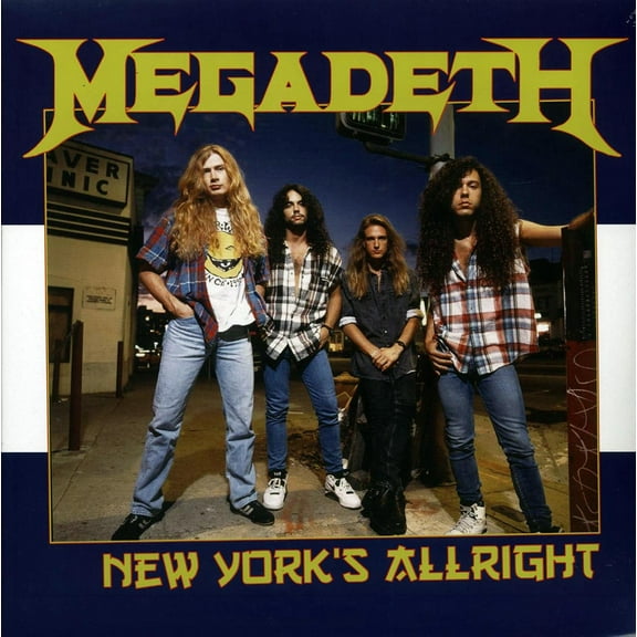 Megadeth - New York's Alright: Recorded Live At Webster Hall, New York, October 25th 1994 FM Broadcast (ltd. 500 copies made) - Vinyl LP