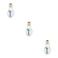 thumbnail image 1 of Billuyoard Bombilla Humidificador de aire Aceite esencial 400 ml LED Difusor de aroma de escritorio Humidificación de cabecera Fabricante de niebla de Piedra Blanca Oro 3piezas Billuyoard CBP190411, 1 of 6