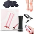 thumbnail image 2 of Détachant pour Pieds Allus Filetage Ajustable avec 60 Tampons de Ponçage Puissant Détachant pour Pieds Rotation 360 D Égrees pour Rigide C Rayé Sec, 2 of 5