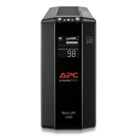 Back-ups Pro Bx1000m Compact Tower 1000W 120V Uninterruptible Power Supply, 8-Outlets, 5' Cord