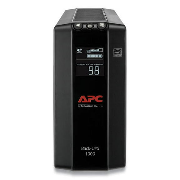 Back-ups Pro Bx1000m Compact Tower 1000W 120V Uninterruptible Power Supply, 8-Outlets, 5' Cord