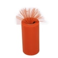 thumbnail image 3 of Carrete de rollo de tul de 6 "x 75 ', vestido de banquete de boda, regalo/artesanía de tela decorativa naranja Zulema Rollo de tul Tutu, 3 of 8