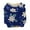 Blue & White Flower, variant on Cocojor BLU92A342 Hawaii 5-0 Cooling Vest for Dog, Blue & White Flower - Extra Large