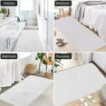 thumbnail image 4 of Bath Rugs for Bathroom Non Slip, Microfiber Washable White Large Bathroom Mat, Absorbent Shaggy Shower Floor Mat, Bath Rug Runner 24"X47", 4 of 4