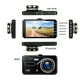 thumbnail image 5 of Visión nocturna granangular de la leva de la rociada del modo del estacionamiento del grabador de vídeo de Digitaces auto de 4 pulgadas Ehuebsd Accesorios para autos y motos, 5 of 6