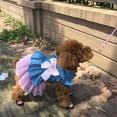 thumbnail image 3 of CICRKHB Dog Dress Fashion Pet Spring and Summer Breathable Elegant Princess Skirt Dog Cat Pet Supplies Pink, 3 of 3