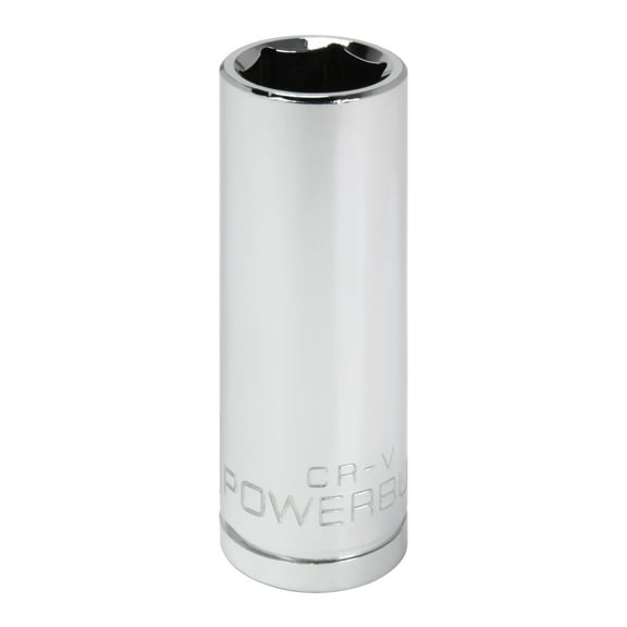 Powerbuilt 3/8 Inch Drive x 15 MM 6 Point Deep Socket - 641215