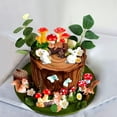 thumbnail image 6 of WuPing 21 Pcs Mushroom Woodland Cake Toppers Mushroom Cake Decoration Woodland Animals Cake Toppers, 6 of 9