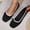 Black A, variant on Shallow Cut Bowknot Vintage Style Women's Casual Dress Shoes Comfortable Plus Size Office Work Daily Wear Spring Summer Brown 7.5
