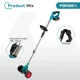 thumbnail image 5 of Cortadora de césped eléctrica de mano Yofidra para batería Makita de 18 V, cortadora de césped inalámbrica para jardín, longitud ajustable con 2 baterías, 5 of 5