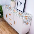 thumbnail image 4 of Chemin de Table en Coton et Lin, Foulards pour Commode, Aquarelle Récolte d'Automne à la Ferme, Citrouilles et Bois Gris Vintage, Couvre-Table Antidérapants, Déco pour Salle à Manger de Style Ferme, Baby Shower, Fêtes en Plein Air, 13x70 Pouces, 4 of 8