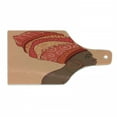 thumbnail image 1 of African Cutting Board, Exotic Young Native Girl with Traditional Turban Folk Art, Decorative Tempered Glass Cutting and Serving Board, Wine Bottle Shape, Chocolate Salmon, by Ambesonne, 1 of 1