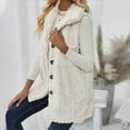 thumbnail image 7 of ShomPort Women's Fleece Vest Casual Sleeveless Lapel Fleece Jacket Winter Buttons Down Coat Warm Outerwear, 7 of 7