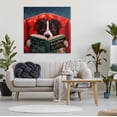 thumbnail image 2 of Stupell Industries Herding Sheep Dog Reading for Dummies Funny Painting Design By Lucia Heffernan, 2 of 5