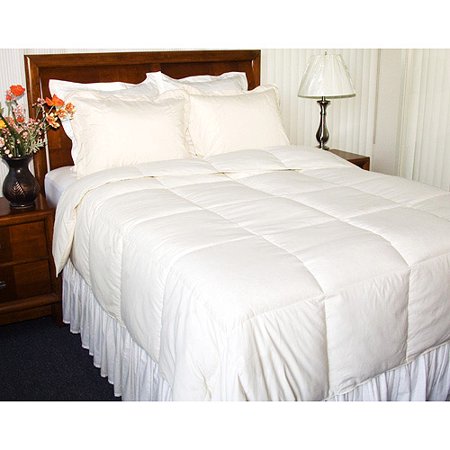Microfiber Down Alternative Comforter, Ivory