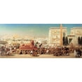 thumbnail image 2 of Edward John Poynter 14x8 Black Ornate Wood Framed Double Matted Museum Art Print Titled: Israel in Egypt (1867), 2 of 5