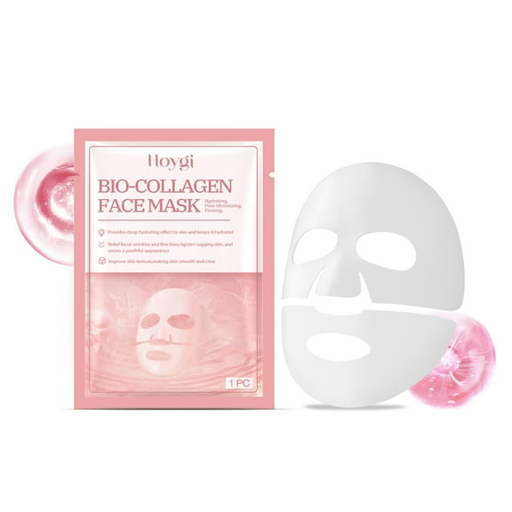 Ashosteey Collagen Real Deep Mask,Hydrating Overnight Hydrogel Mask, Pore Minimizing,Bio Deep Mask,Overnight Face Mas,for elasticity, firming, and moisturizing
