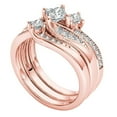 thumbnail image 2 of Latrodar Rose Gold Diamond Natural White Romantic Wedding Jewelry Rose Gold Reduced Price, 2 of 2