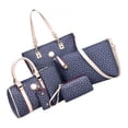 thumbnail image 4 of Bolso de hombro 6 piezas para mujer Sunnimix Azul Bolsos de hombro Cartera de embrague, 4 of 6