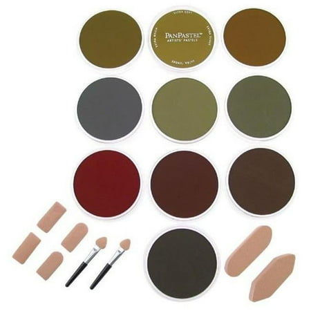 PanPastel PP30105 Ultra Soft Painting Pastels Set - Extra Dark Warm