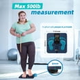 thumbnail image 4 of Báscula de grasa corporal Lepulse sin aplicación, báscula inteligente de 226 kg para peso corporal, IMC, grasa corporal, masa muscular, con pantalla grande de 14 cm, báscula de baño digital de máxima, 4 of 5