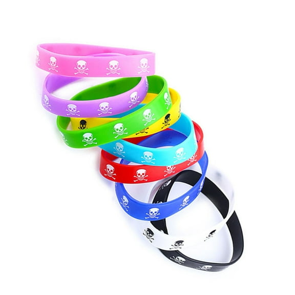 UPKOCH Cute Silicone Bracelets Wrist Bands Women Silicone 15Pcs