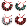 thumbnail image 1 of Paquete De 4 Collares Navideños Para Gatos Pañuelo Encaje A Cuadros Pajarita Bufanda Navideña Babero Para Gatos Y Perros (Paquete De 4), 1 of 7
