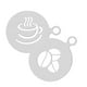 thumbnail image 3 of GOOHOCHY 2pcs plantillas creativas de café con latte plantillas de azúcar en polvo plantilla de tamiz, 3 of 7